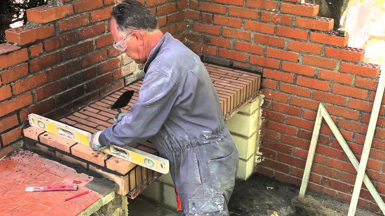 altura de una barbacoa de obra