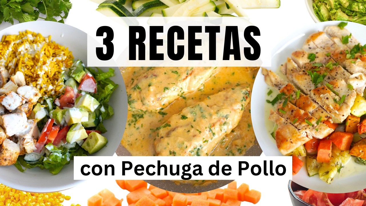 comidas saludables con pechuga de pollo