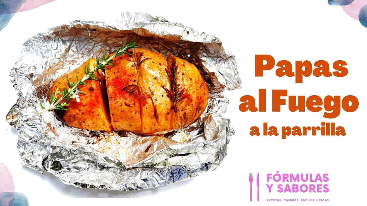 como asar patatas en la barbacoa