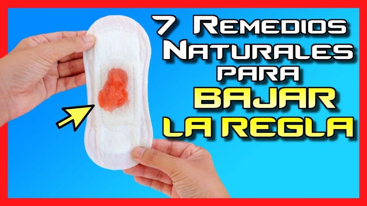 como ayudar a bajar la menstruacion