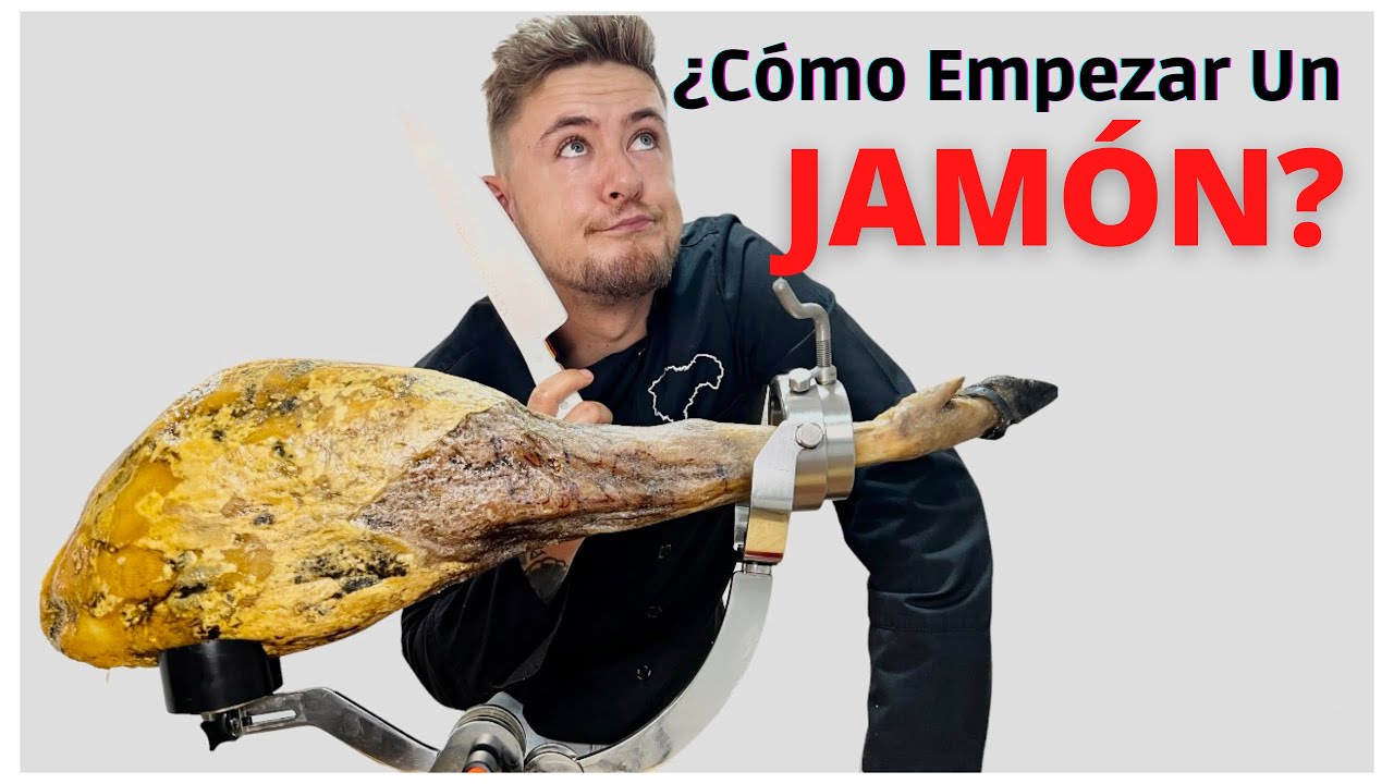 como colocar la pata en el jamonero