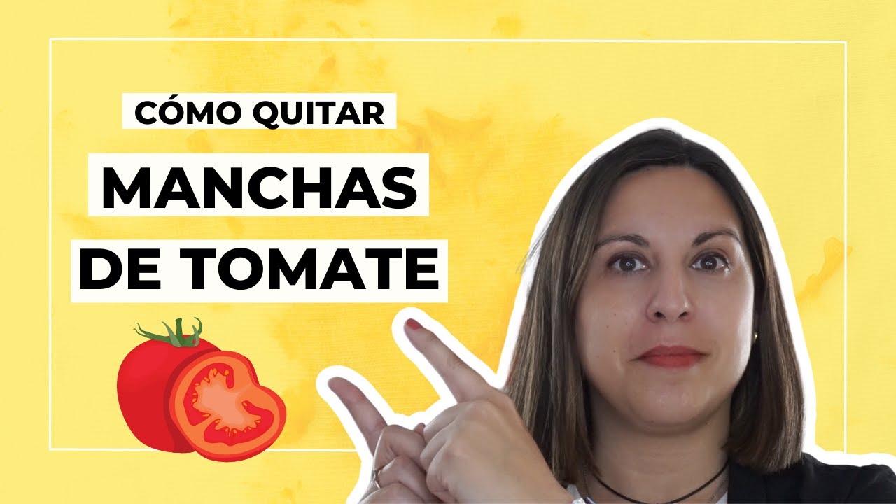 como eliminar manchas de tomate frito