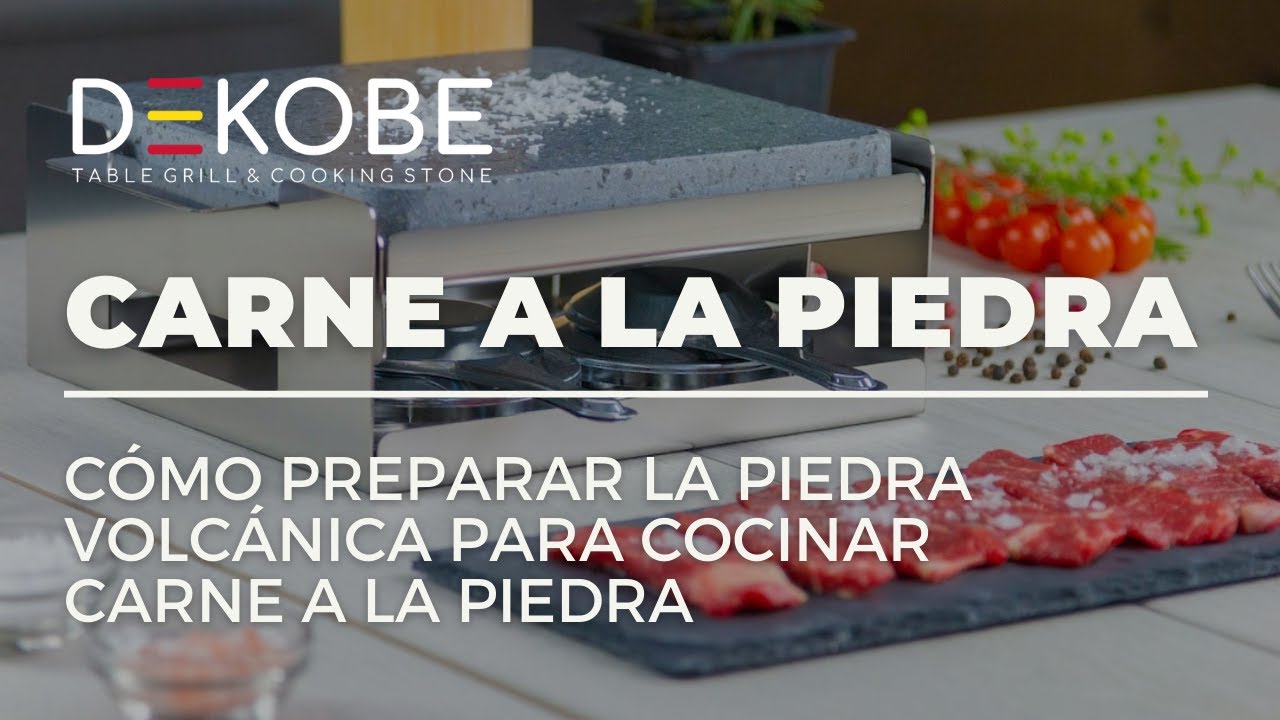 como preparar carne a la piedra