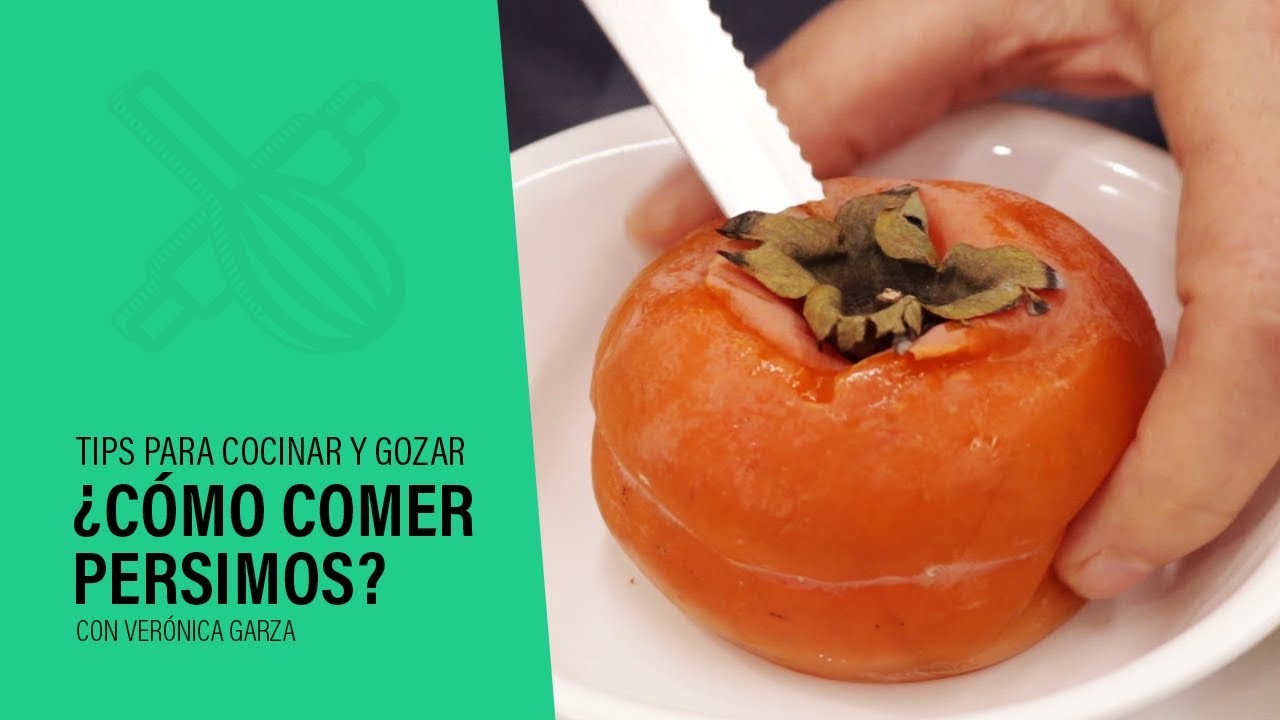 como se come el caqui fruta