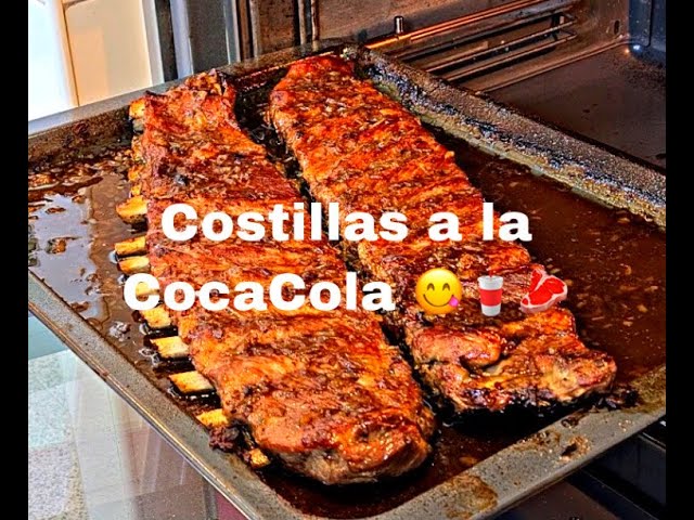 costillas al horno con coca cola y miel