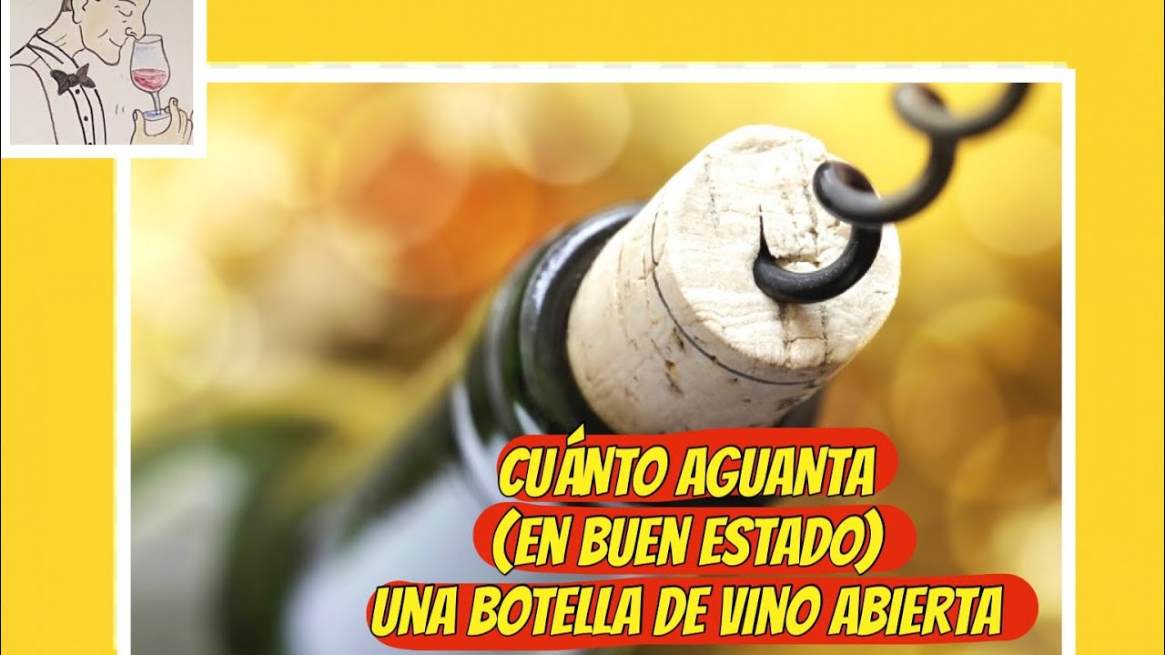 cuanto aguanta una botella de vino abierta