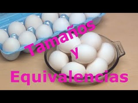 cuanto pesa un huevo talla m