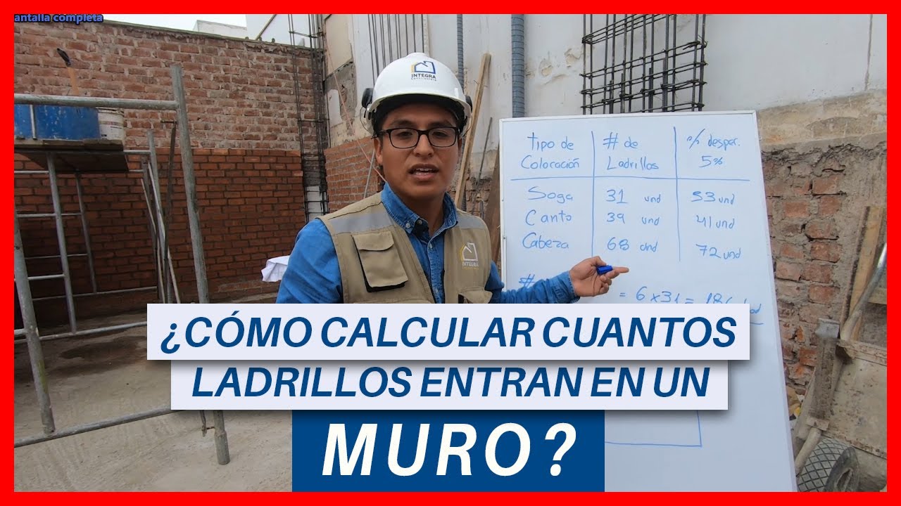 cuantos ladrillos perforados entran en un m2