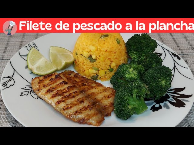 filete a la plancha con verduras
