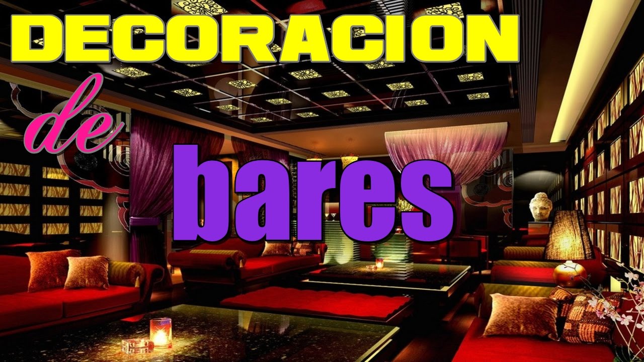 lo último en decoración de bares