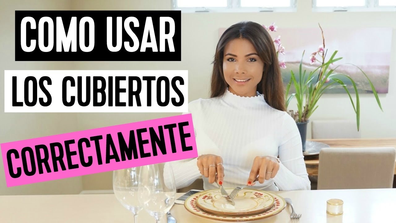 tenedor a la derecha o izquierda