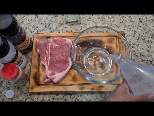 ablandar la carne con agua con gas