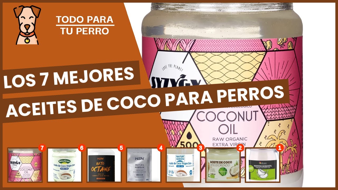 aceite de coco para perros dónde comprar