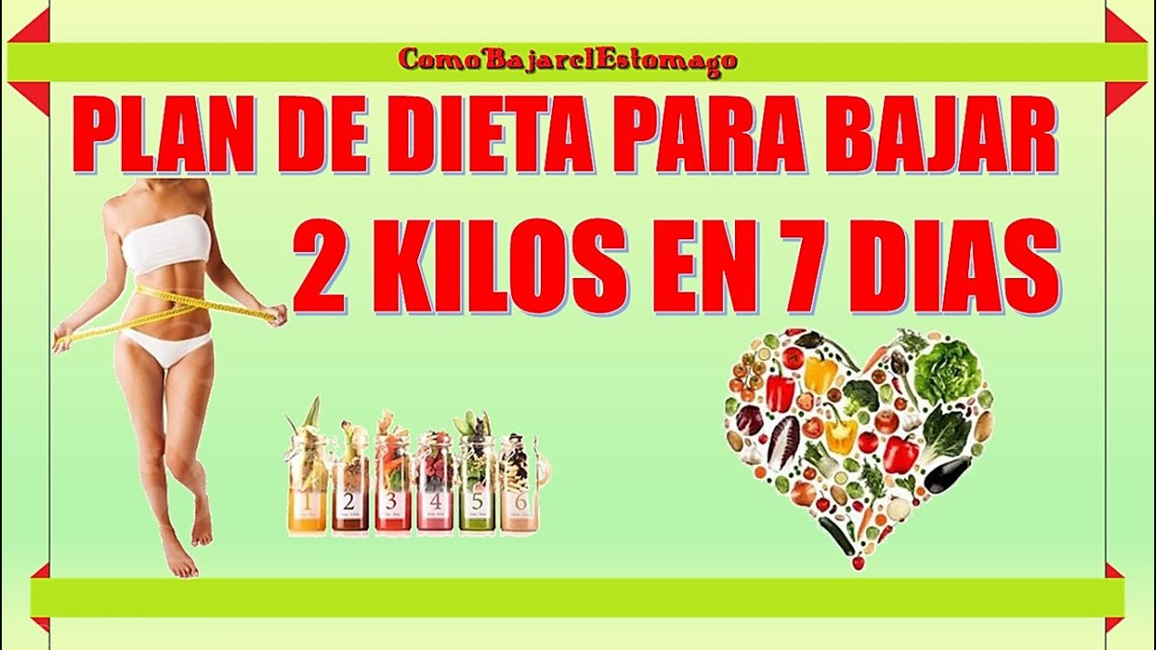 bajar 2 kilos en una semana es malo