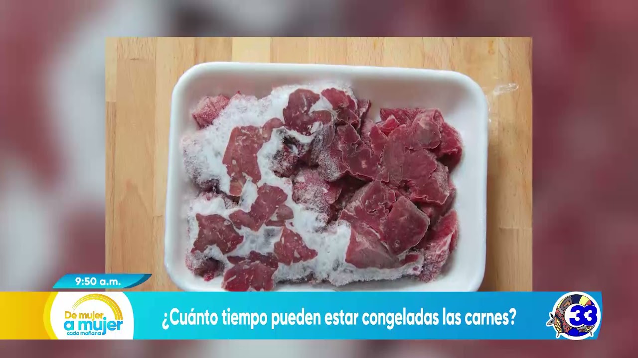 carne congelada con escarcha se puede comer