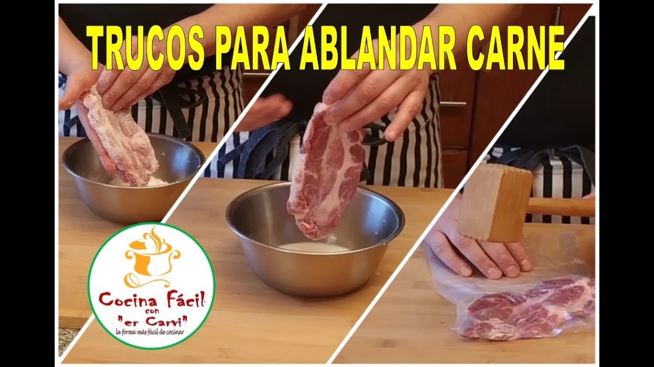 como ablandar la carne para guisar