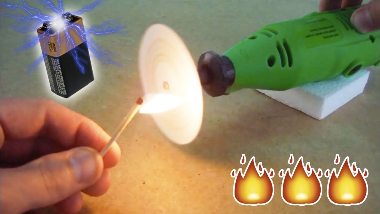 como encender una cerilla sin caja
