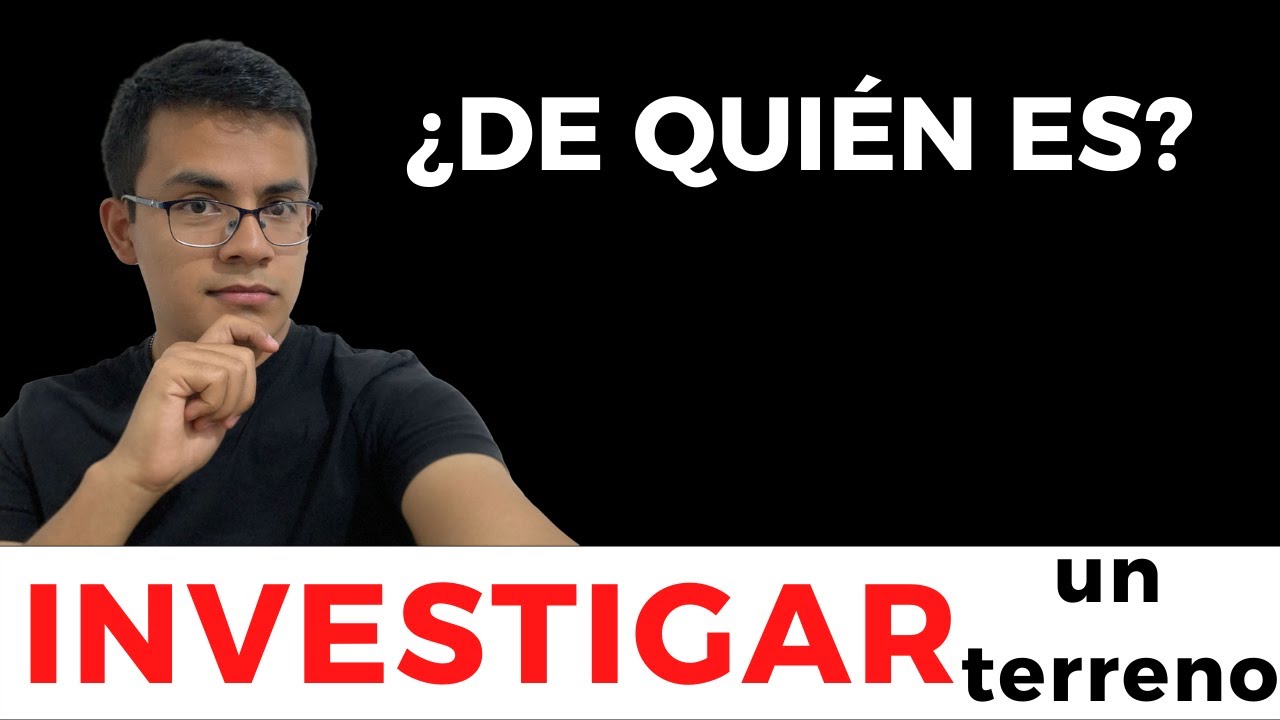 como saber de quien es un terreno abandonado