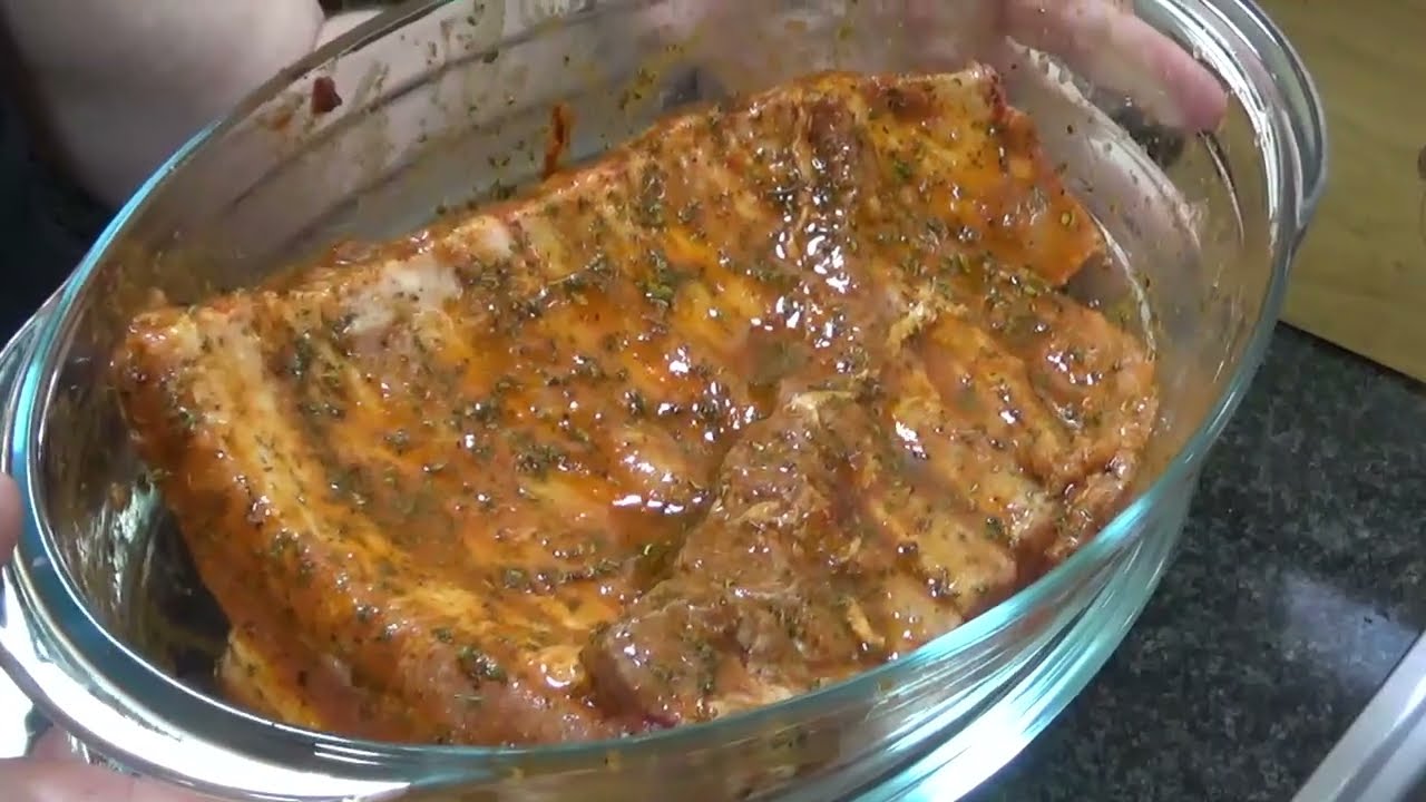 como se adoba la costilla de cerdo