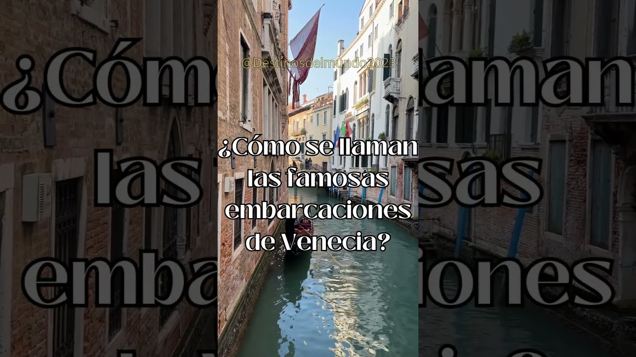 cómo se llaman las barcas de venecia