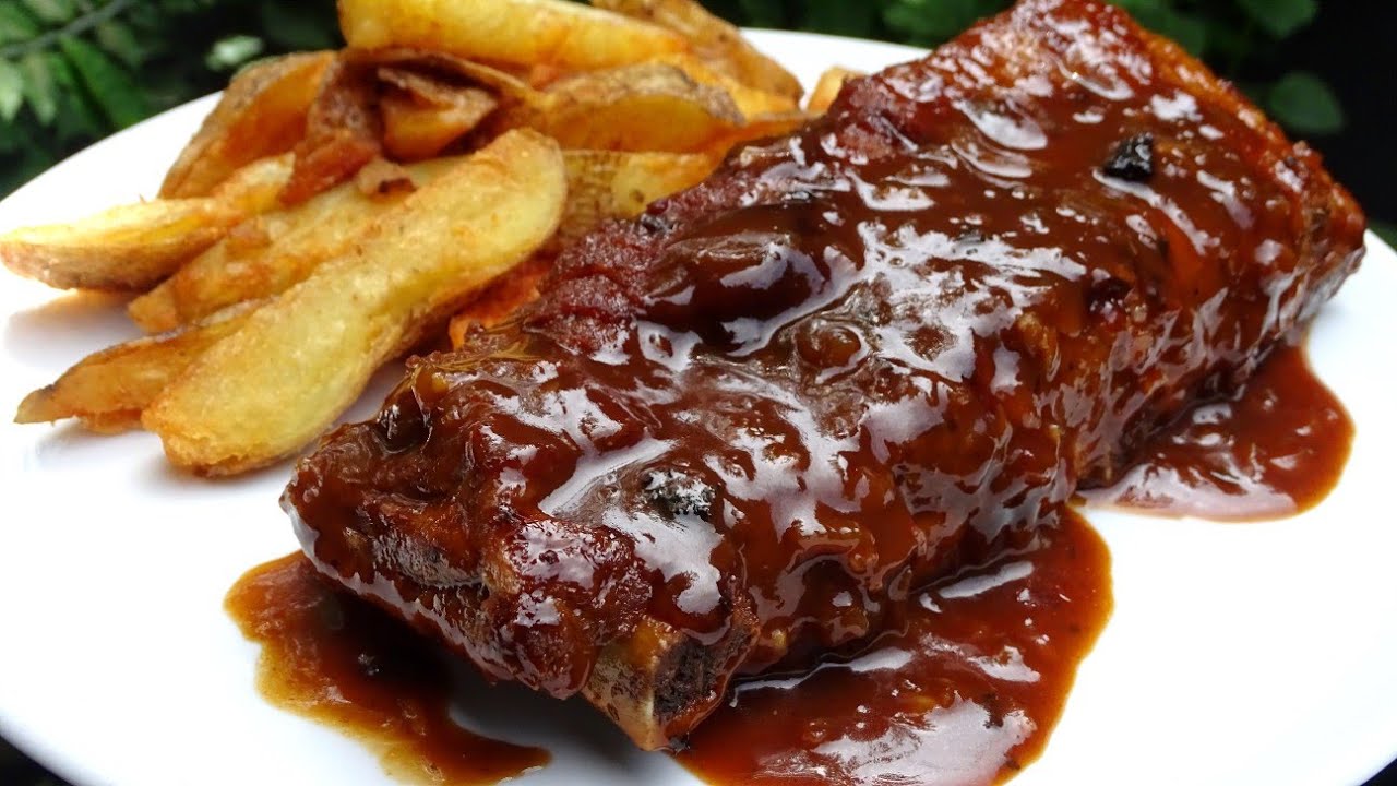 costillas con coca cola y miel