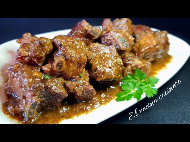 costillas de cerdo en salsa olla rapida
