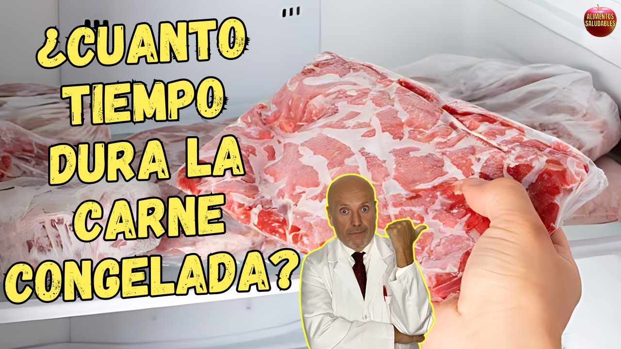 cuanto puede estar la carne en el congelador