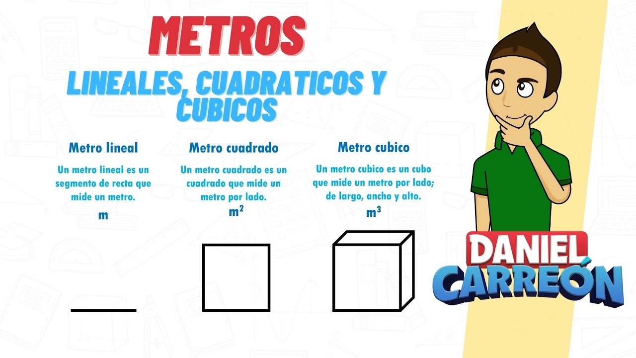 diferencia entre metro cubico y metro cuadrado