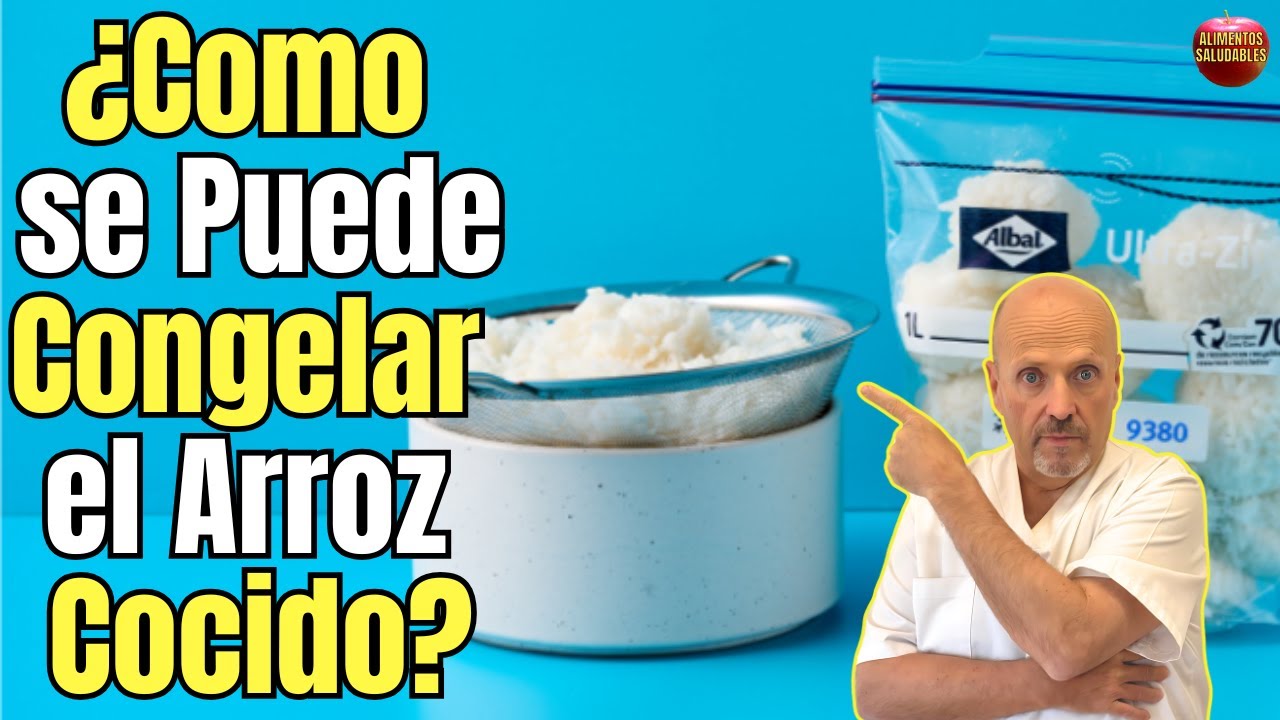 el arroz cocido se puede congelar