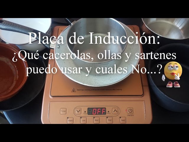se puede usar una sartén de inducción en vitrocerámica