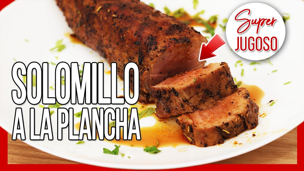 solomillo de cerdo a la plancha con especias
