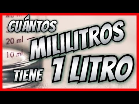 100 ml equivale a cuantos litros