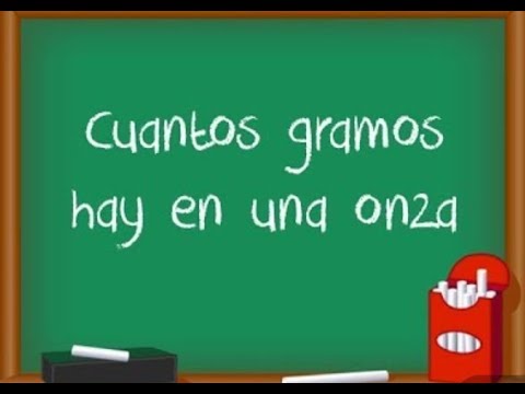 a cuantos gramos equivale una onza de chocolate