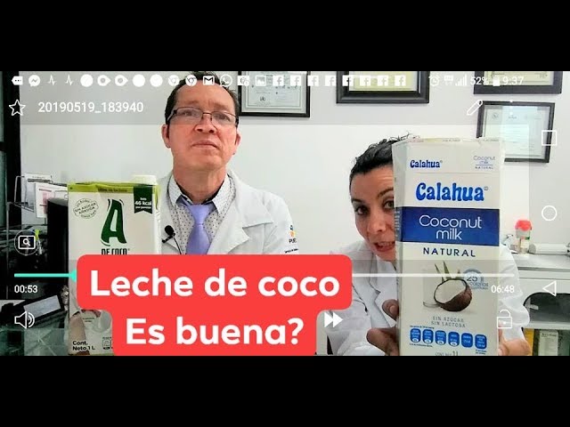 calorias leche de coco en lata