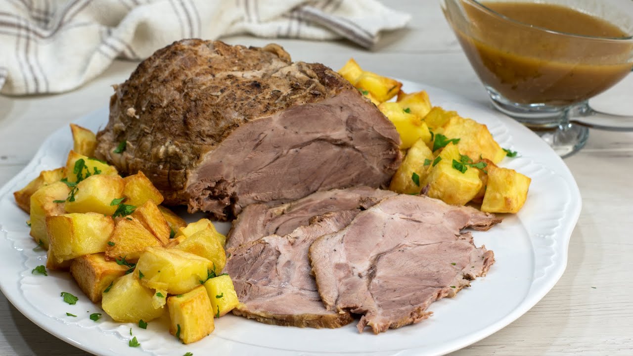 carne magra en salsa en olla rapida