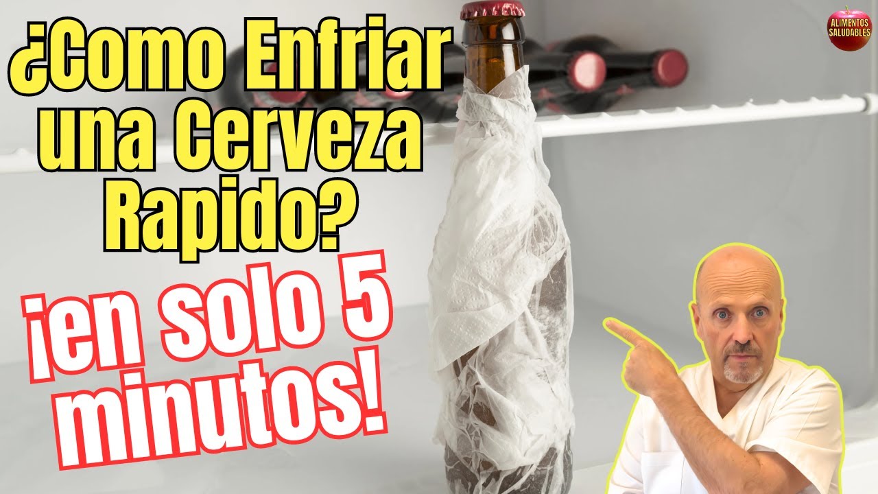 como enfriar cerveza rápido con sal