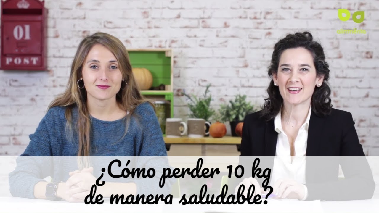 como perder 10 kg de forma saludable