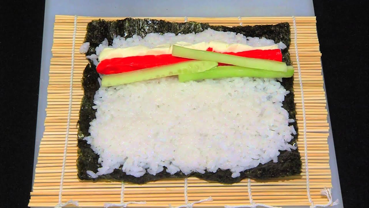 como preparar alga nori para sushi