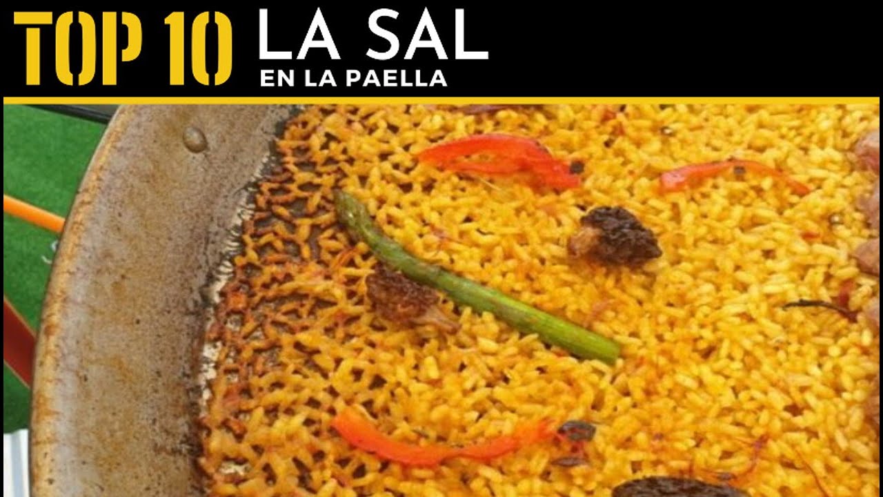 cuando echar sal a la paella