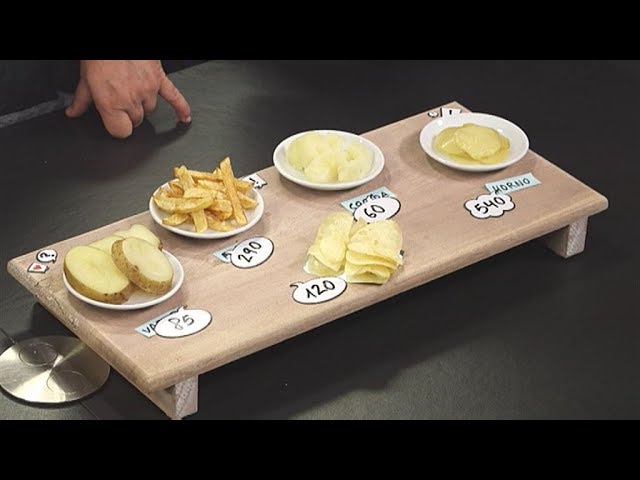 cuanto son 100 g de patatas fritas