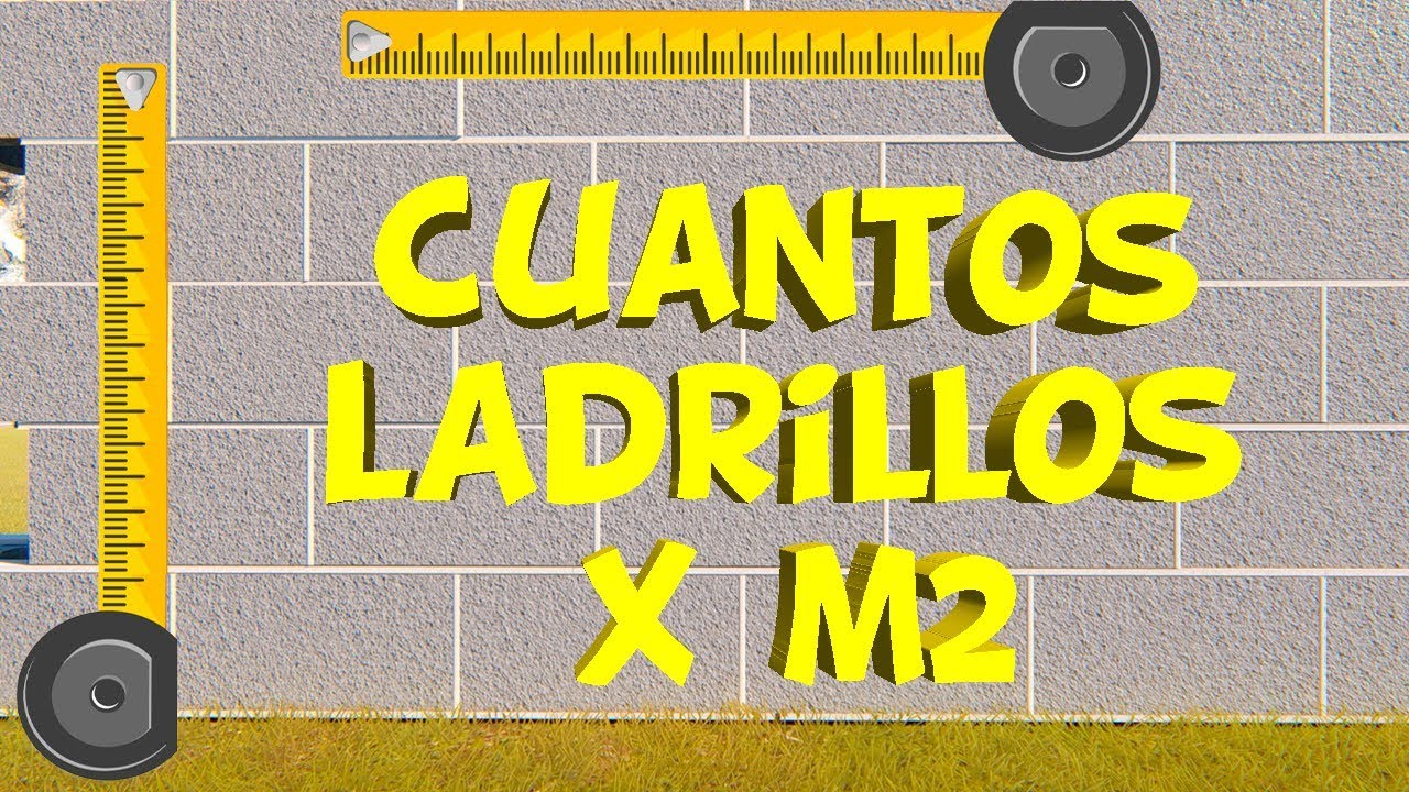 cuantos ladrillos en un metro cuadrado