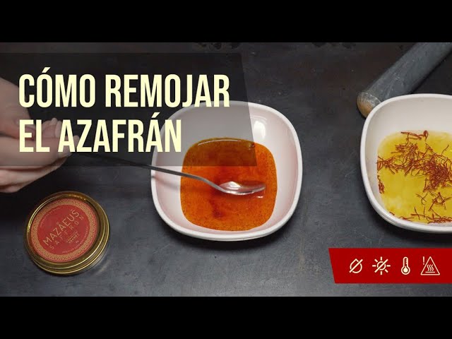 el azafran da color o sabor