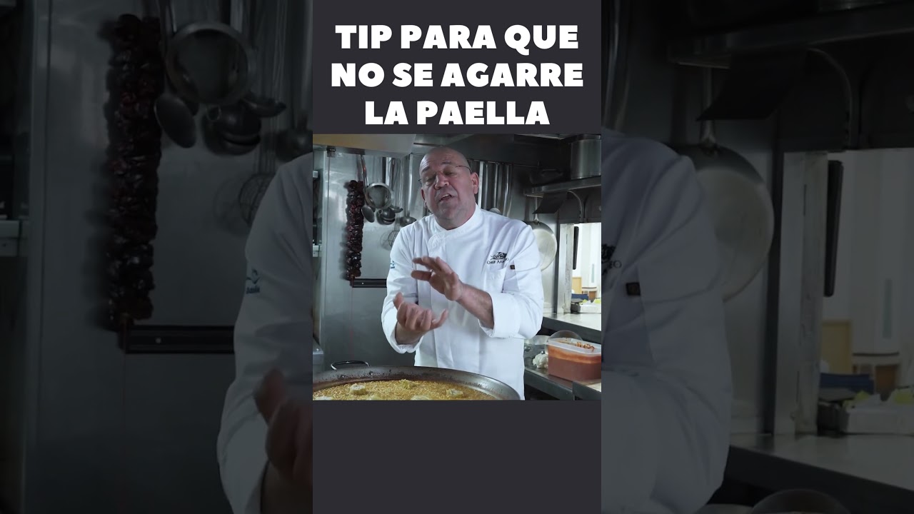 la paella se tapa al cocinar