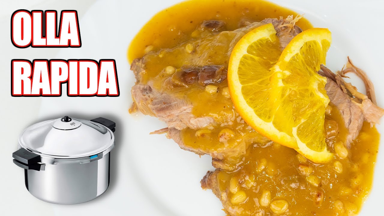 lomo a la naranja en olla rápida