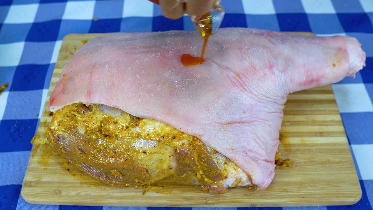 pierna de cerdo al horno sencilla
