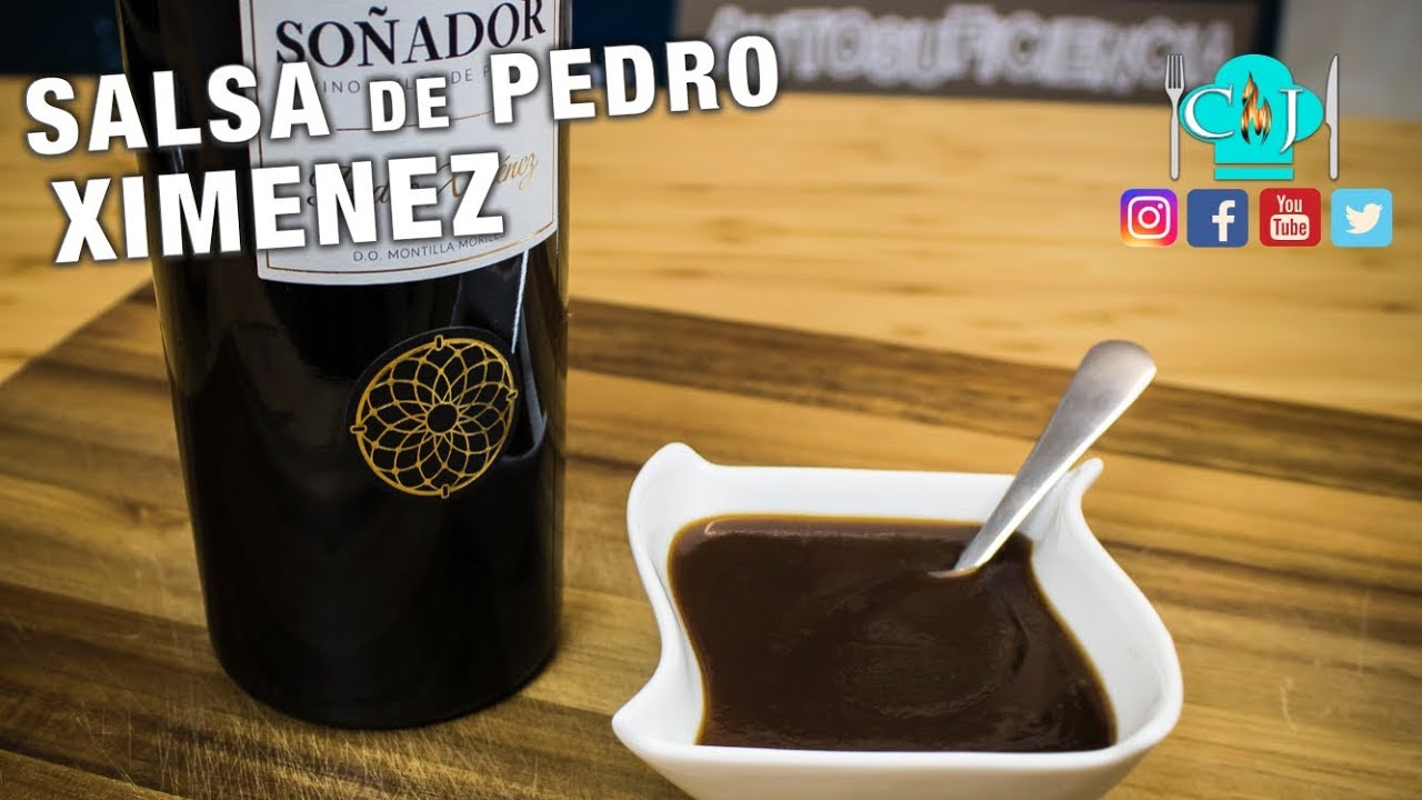 salsa de reducción de pedro ximenez