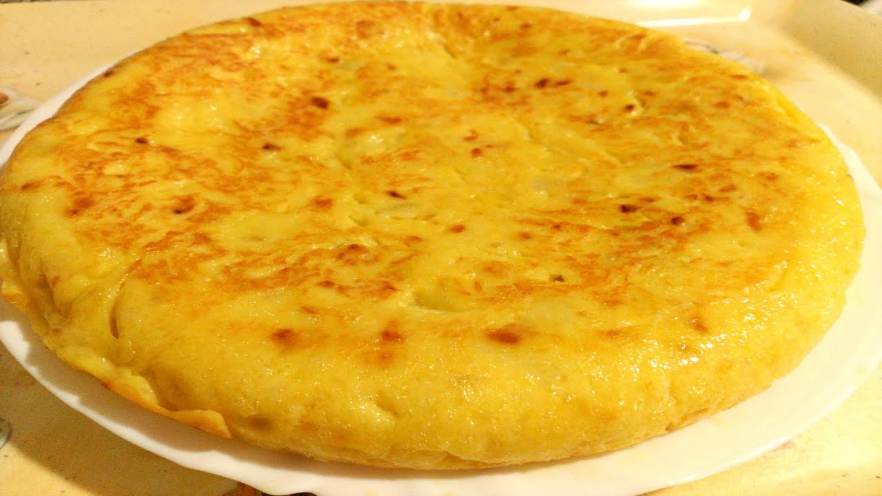 tortilla de patata con patatas cocidas