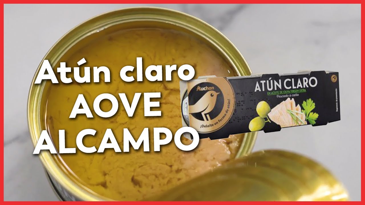 Atún claro en aceite de oliva de la marca hacendado