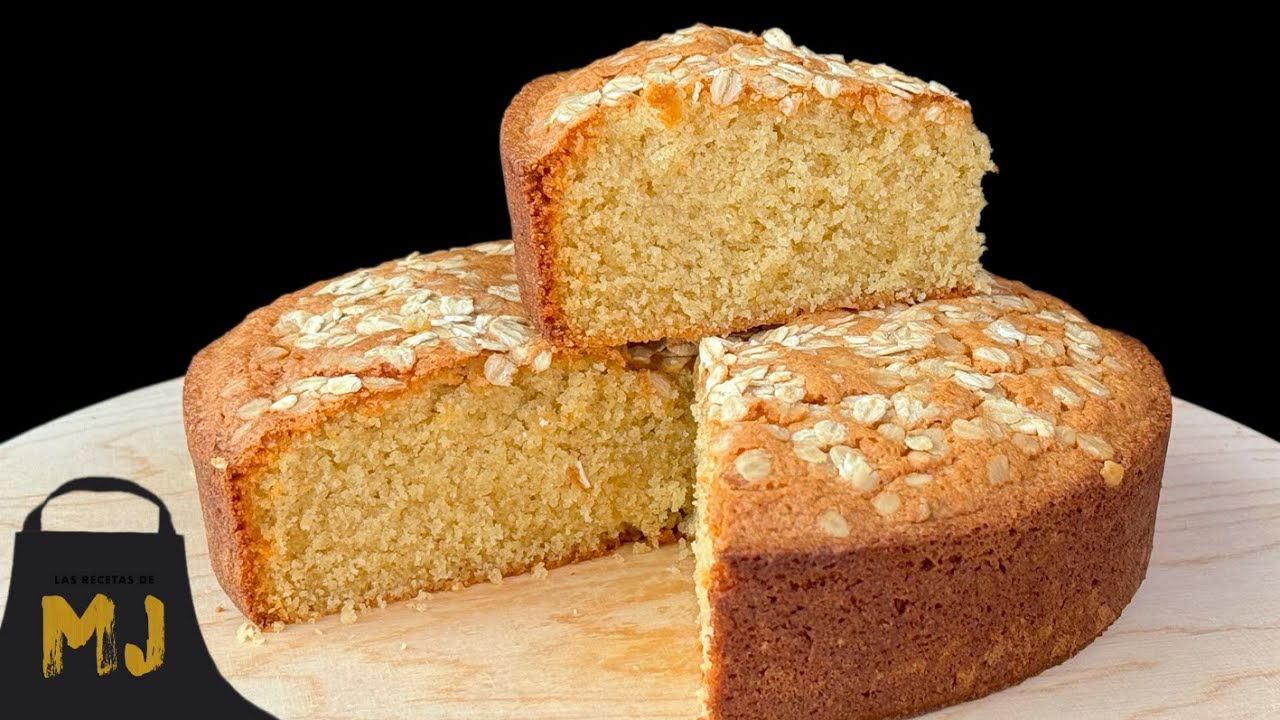 Bizcocho Esponjoso de Harina de Avena