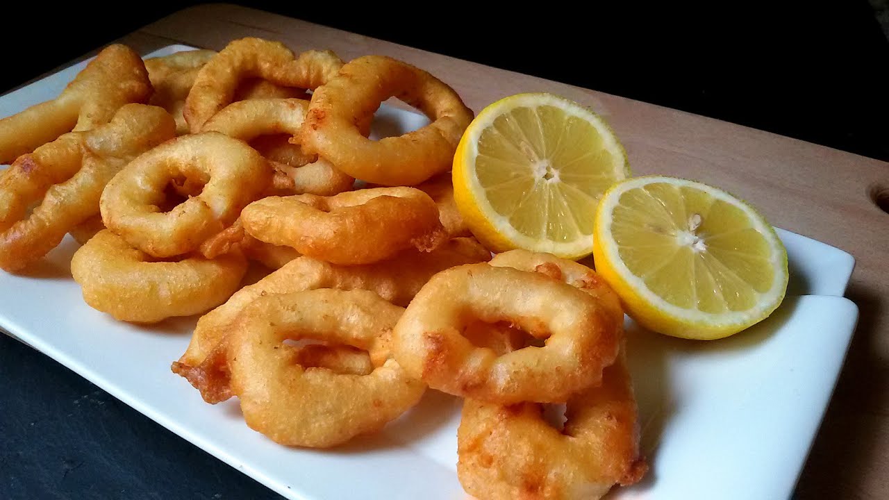 Calamares a la romana acompañados de una deliciosa cerveza